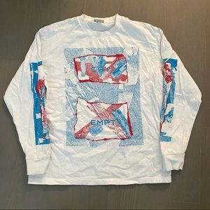 [GONE BY 1/15] Cav Empt white long sleeves tee